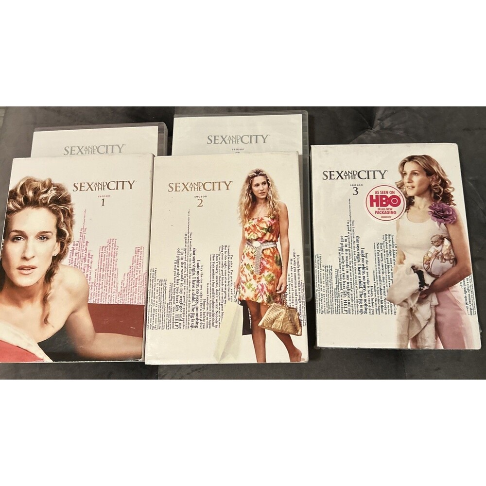 Sex and the City, DVD, Seasons 1-3. Season 3 DVD is new and sealed.